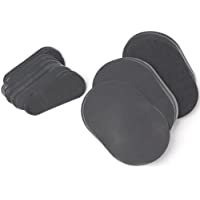 Los mejores  - Juego de 80 almohadillas exfoliantes para depilación con piernas- piel y brazos- eliminador de vello